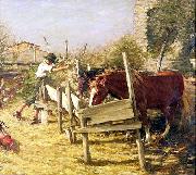 Henry Herbert La Thangue Appian Way Spain oil painting artist